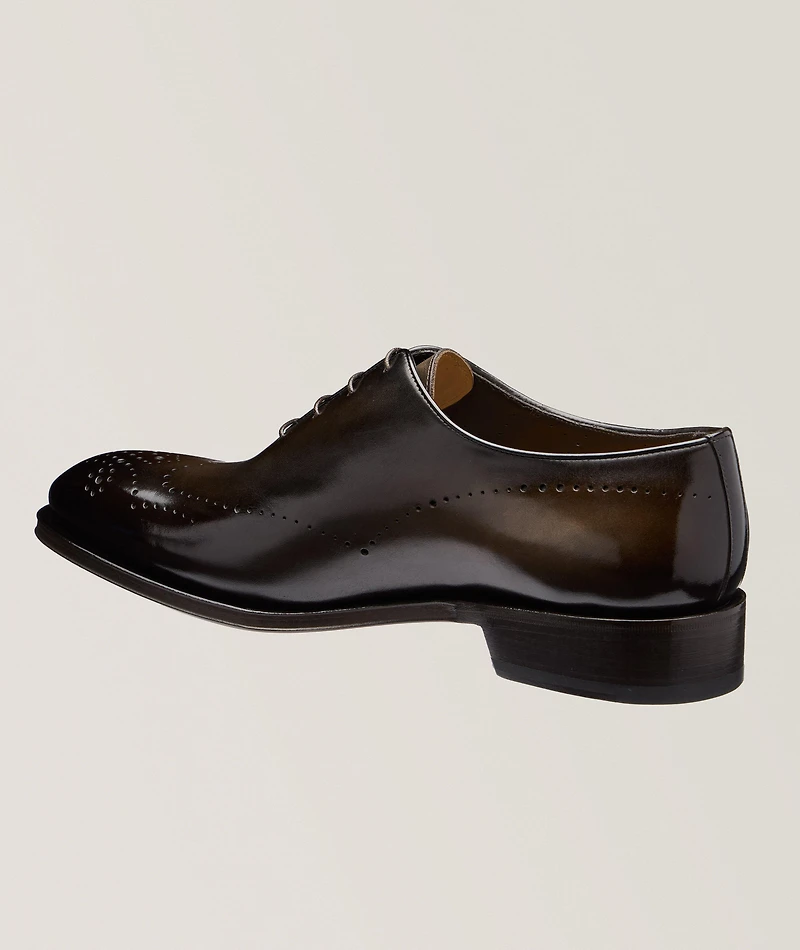 Burnished Leather Oxford Brogues