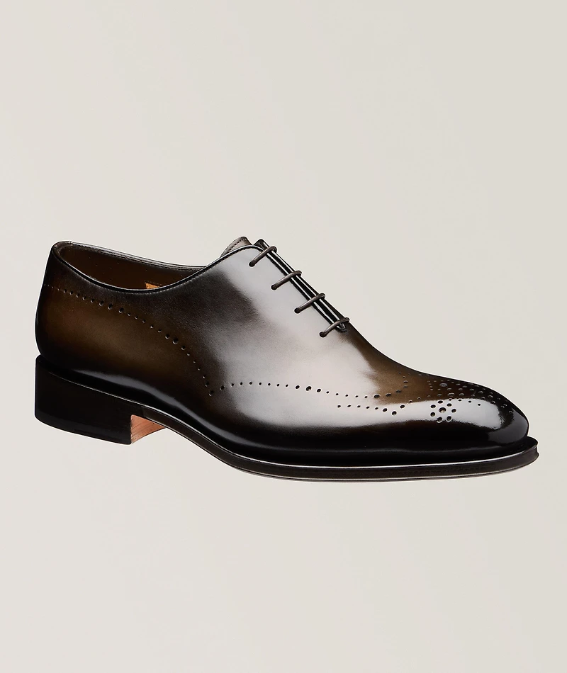 Burnished Leather Oxford Brogues