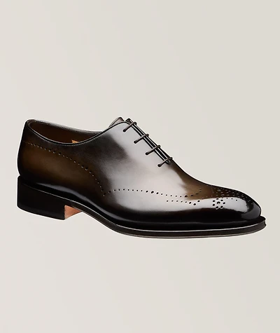 Burnished Leather Oxford Brogues