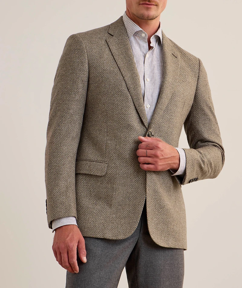 Virgin Wool-Cashmere Sport Jacket