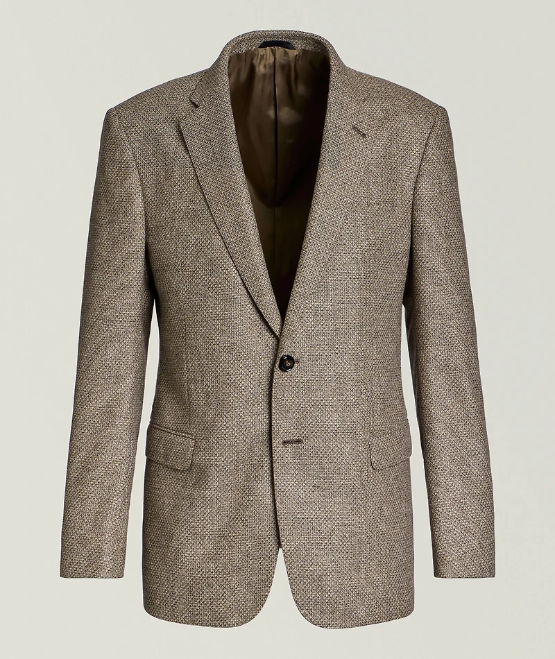 Virgin Wool-Cashmere Sport Jacket