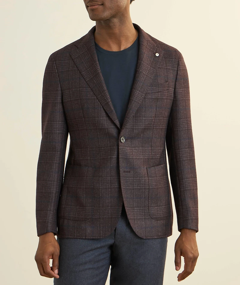 Checked Wool Sport Jacket