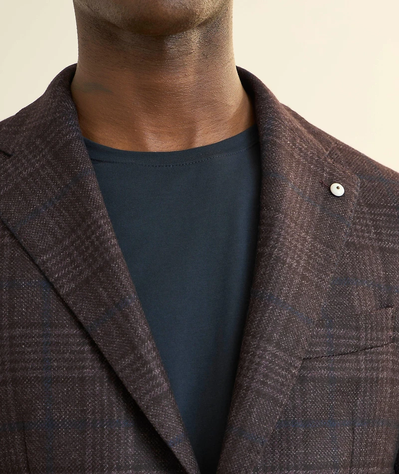 Checked Wool Sport Jacket