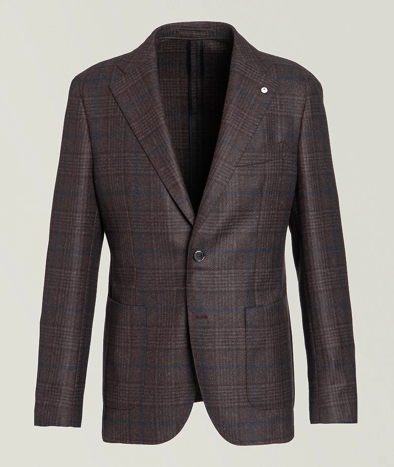 Checked Wool Sport Jacket