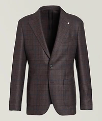 Checked Wool Sport Jacket
