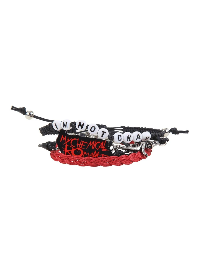 My Chemical Romance Cord Bracelet Set
