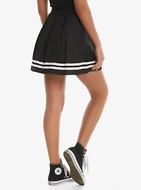 Black Pleated Cheer Skirt