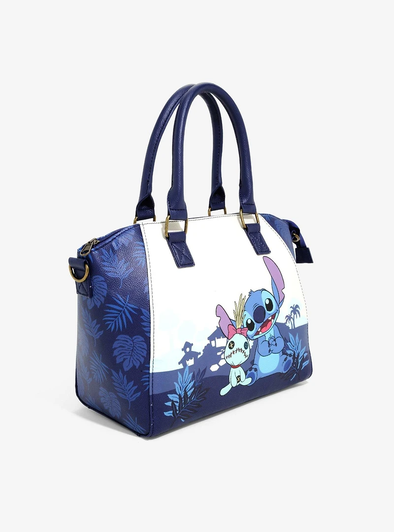 Loungefly Disney Lilo & Stitch Dark Blue Satchel Bag