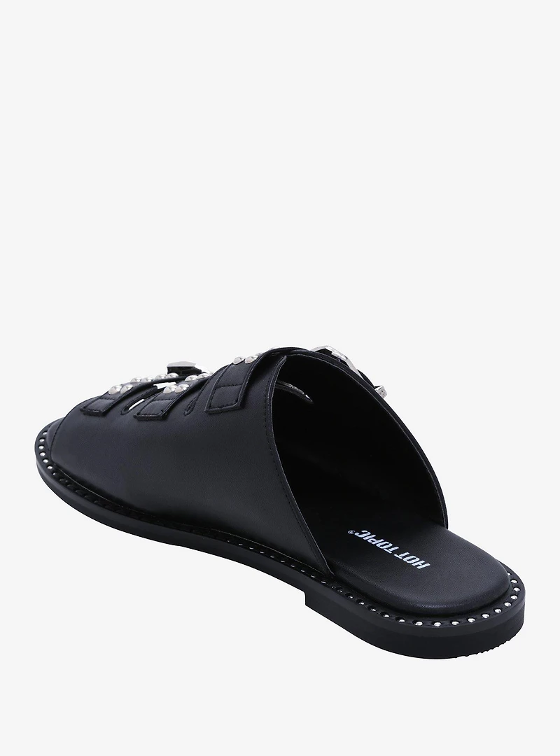 Studded Buckle Sandals