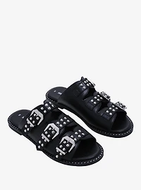 Studded Buckle Sandals