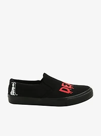 Dead Inside Reaper Slip-On Sneakers