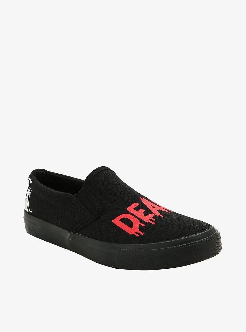 Dead Inside Reaper Slip-On Sneakers