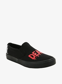Dead Inside Reaper Slip-On Sneakers