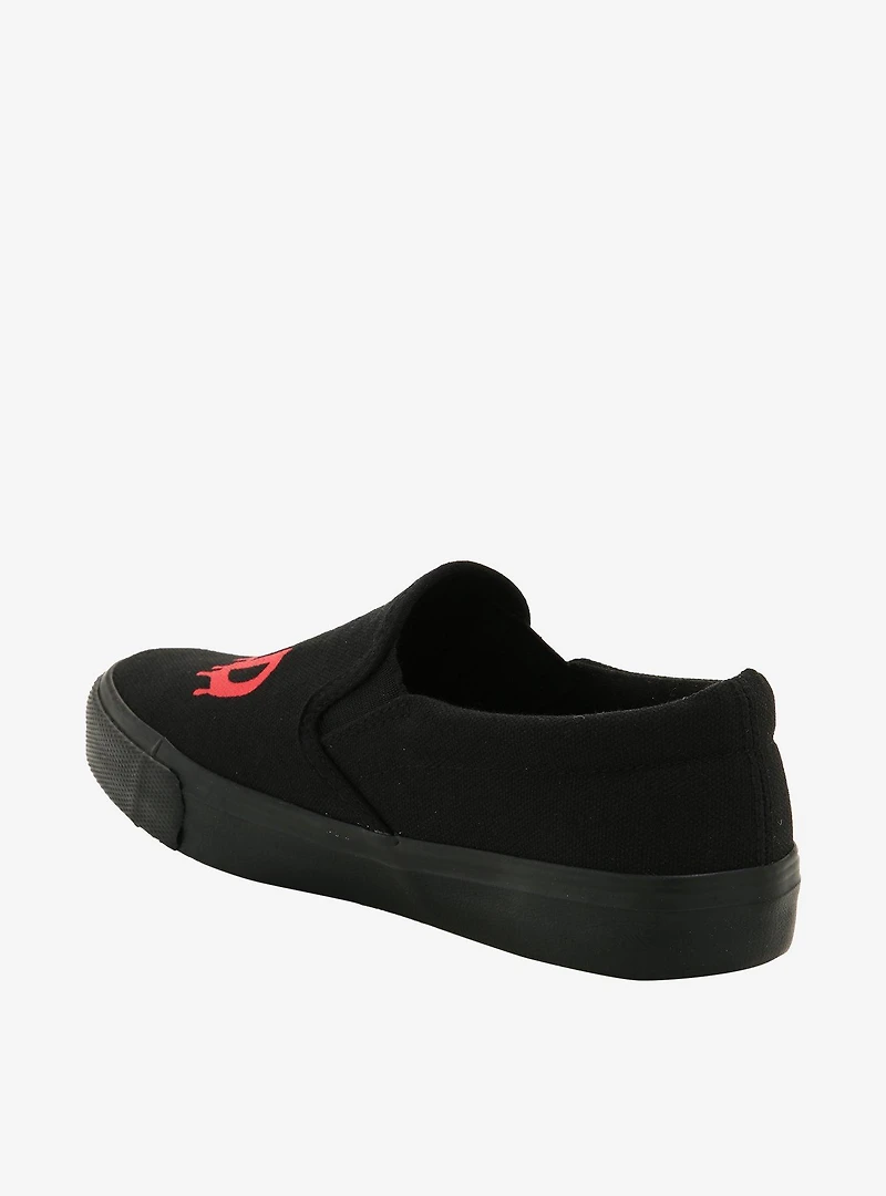 Dead Inside Reaper Slip-On Sneakers
