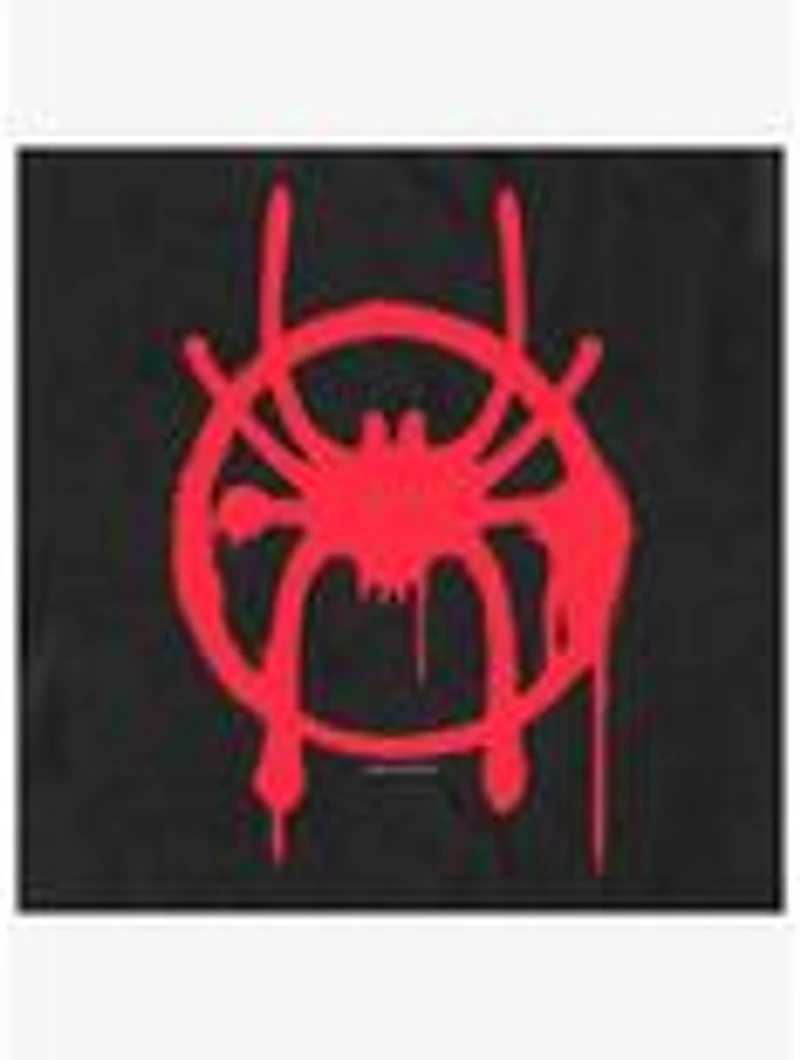 Marvel Spider-Man Miles Symbol Womens T-Shirt
