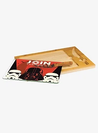 Star Wars Empire Icon Glass Top Serving Tray & Knife Set