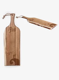 The Nightmare Before Christmas Jack And Sally 24-In Acacia Serving Plank