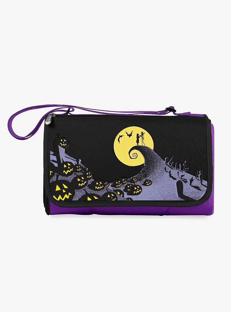 Disney Nightmare Before Christmas Jack And Sally Outdoor Picnic Blanket