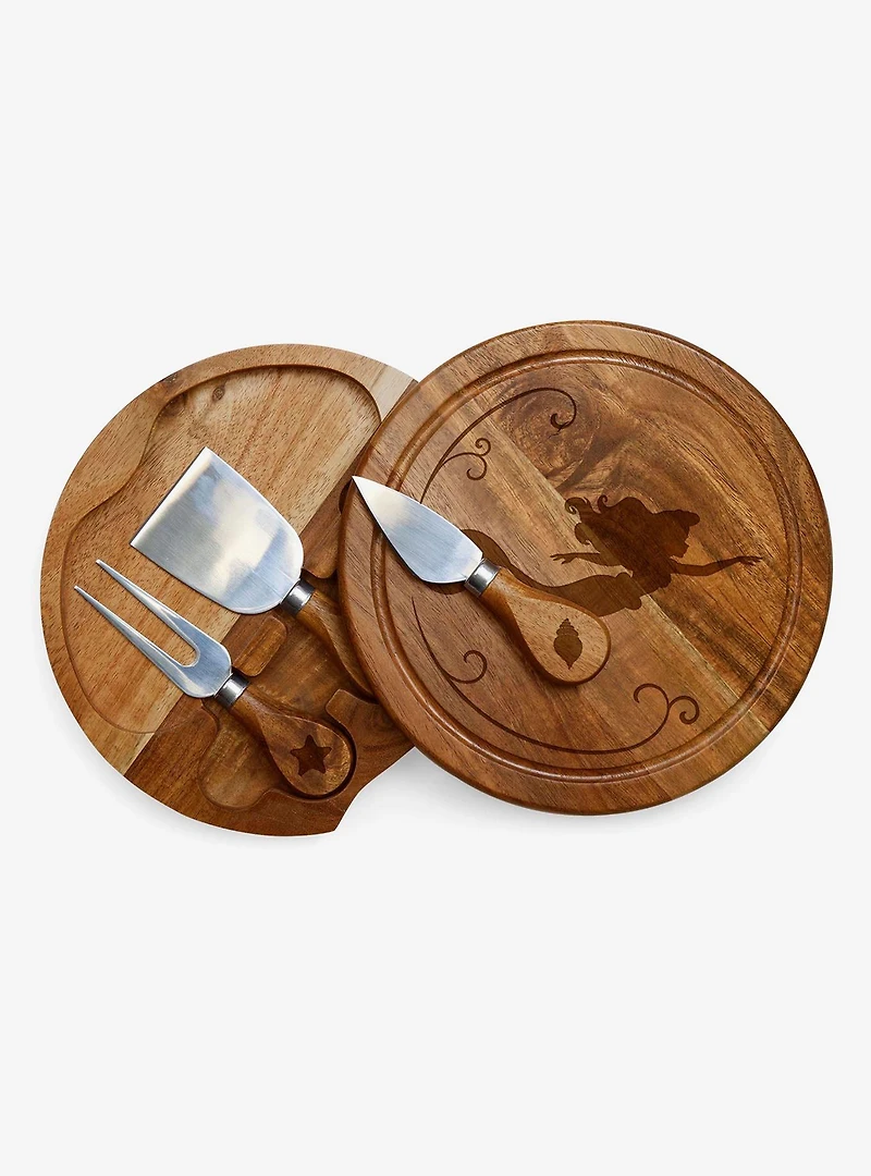 Disney The Little Mermaid Acacia Cheese Board & Tools Set