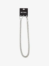 Silver Inch Basic Wallet Chain