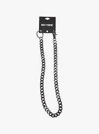 Gunmetal 24 Inch Basic Wallet Chain