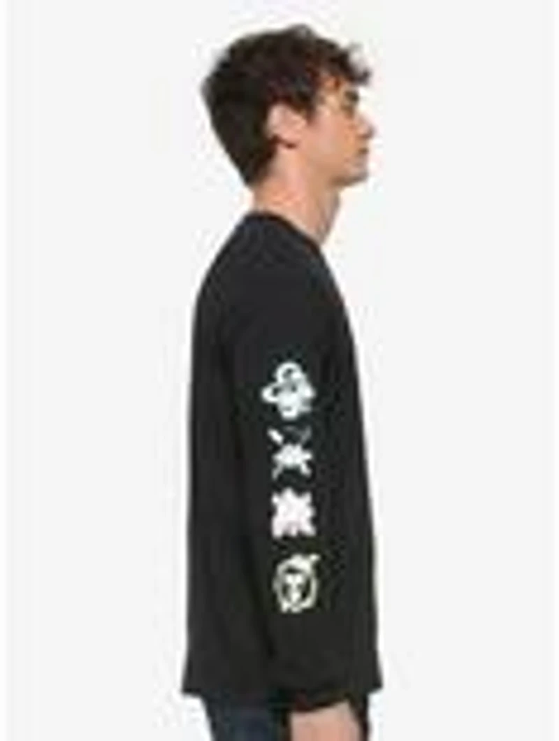 One Piece Straw Hat Pirates Symbols Long Sleeve T-Shirt