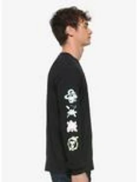 One Piece Straw Hat Pirates Symbols Long Sleeve T-Shirt