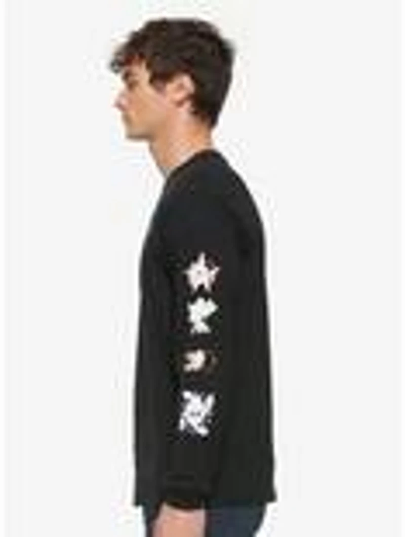 One Piece Straw Hat Pirates Symbols Long Sleeve T-Shirt