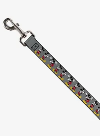 Disney Mickey Mouse Glasses Poses Dog Leash