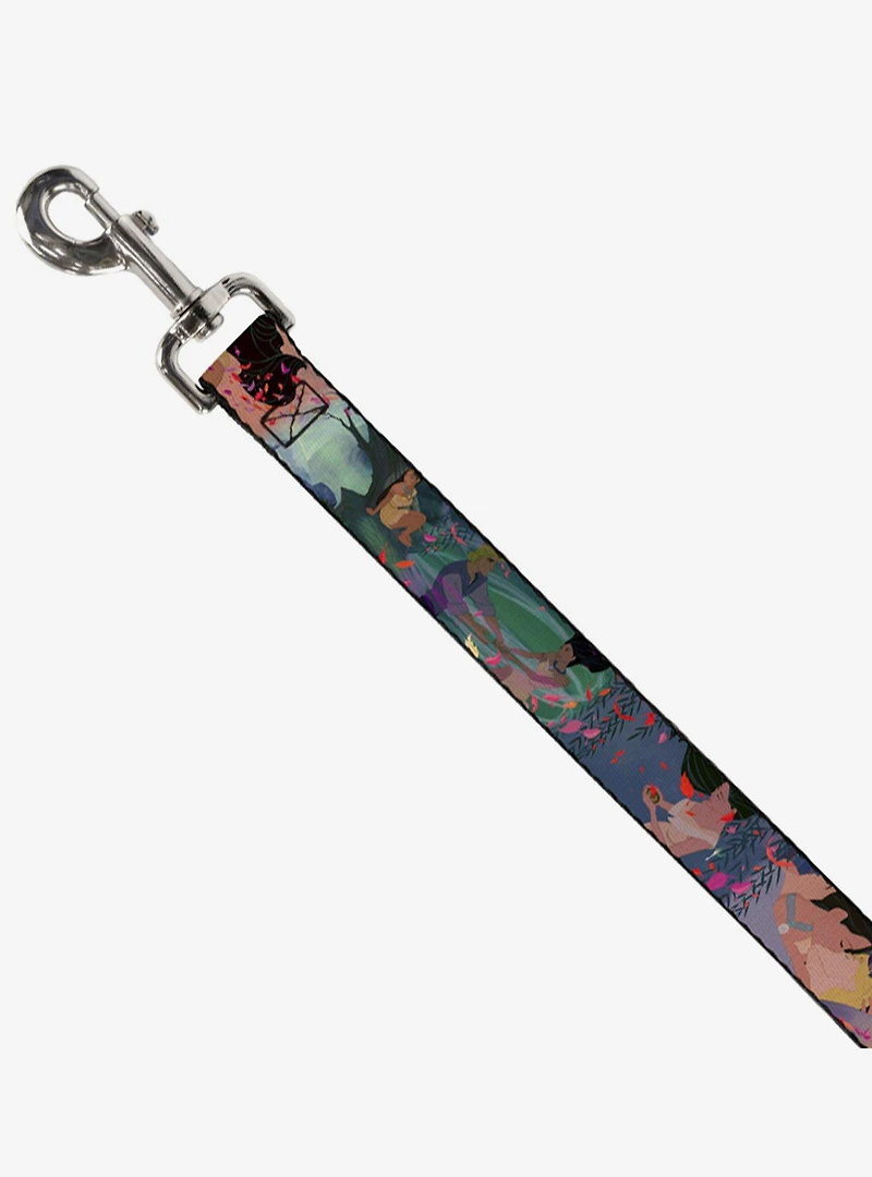 Disney Pocahontas Dog Leash John Smith Scenes 6 Ft