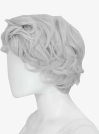 Epic Cosplay Aion Silvery Grey Short Wavy Wig