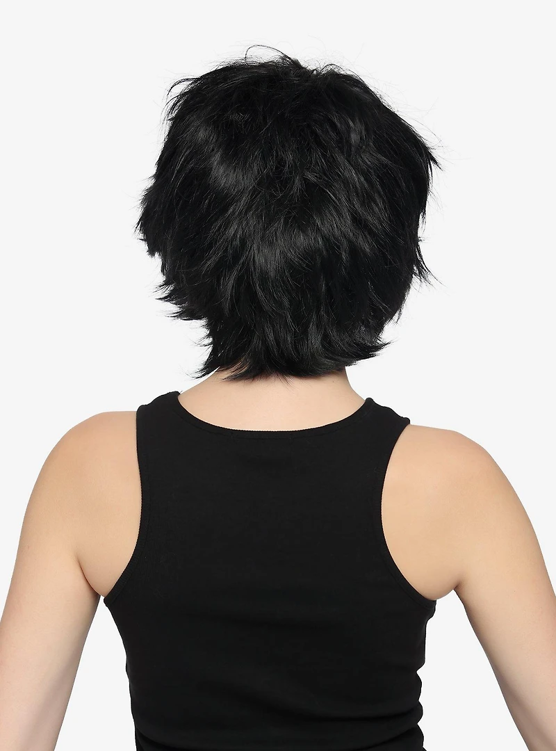 Epic Cosplay Apollo Black Shaggy Wig for Spiking 