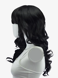 Epic Cosplay Hestia Black Shoulder Length Curly Wig