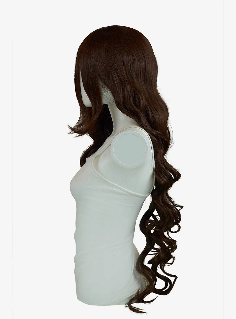 Epic Cosplay Hera Dark Brown Long Curly Wig