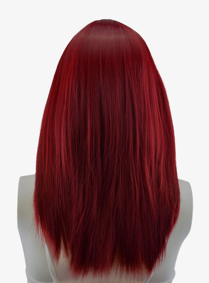 Epic Cosplay Theia Burgundy Red Medium Length Wig