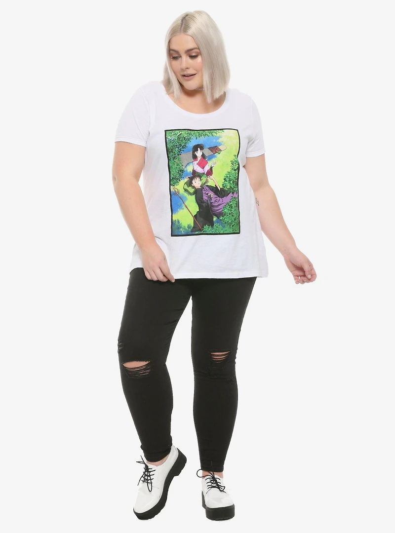 Inuyasha Miroku & Sango Girls T-Shirt Plus Size