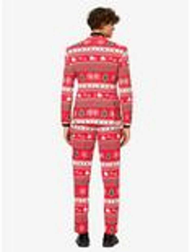 OppoSuits Men's Winter Wonderland Christmas Suit
