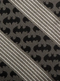 DC Comics Batman Black Pinstripe Tie