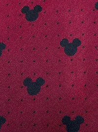 Disney Mickey Mouse Red Pin Dot Tie