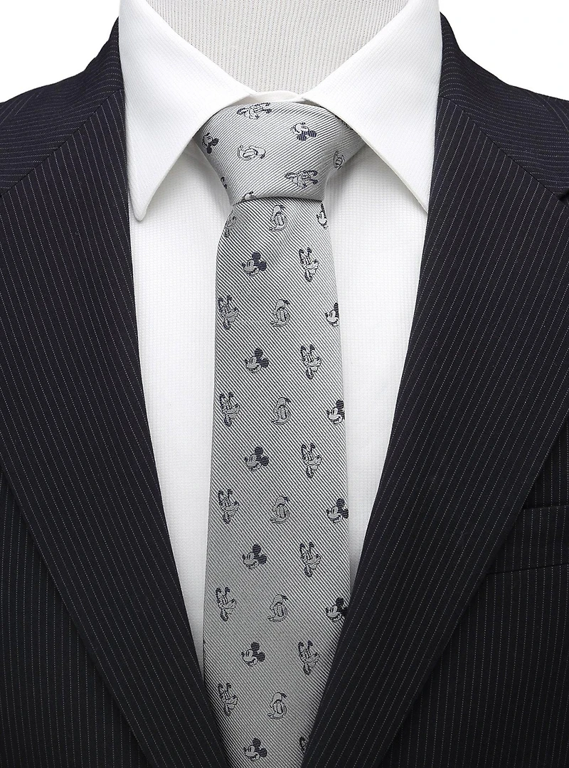Disney Mickey and Friends Gray Tie