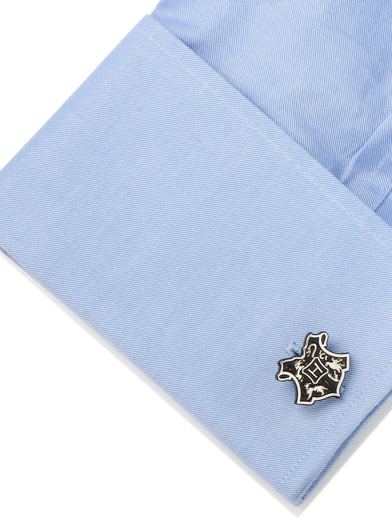 Harry Potter Hogwarts Crest 3D Cufflinks