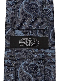 Star Wars Vader Paisley Blue and Gray Tie