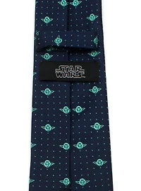 Star Wars Yoda Dot Navy Tie