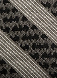 DC Comics Batman Black Pinstripe Tie