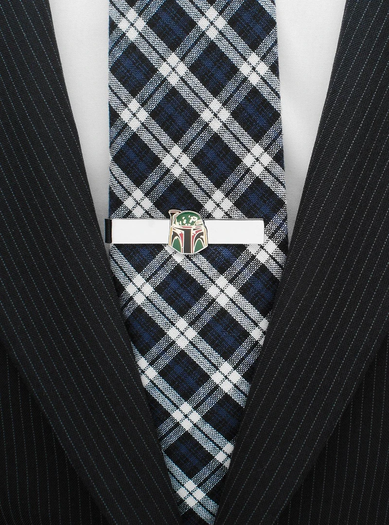 Star Wars Boba Fett Distressed Helmet Tie Bar