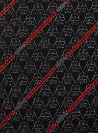 Star Wars Darth Vader Black Lightsaber Stripe Tie