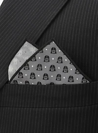 Star Wars Darth Vader Gray Dot Pocket Square