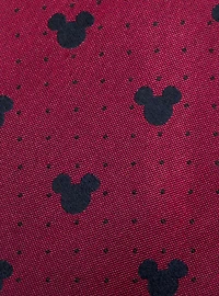 Disney Mickey Mouse Red Pin Dot Tie