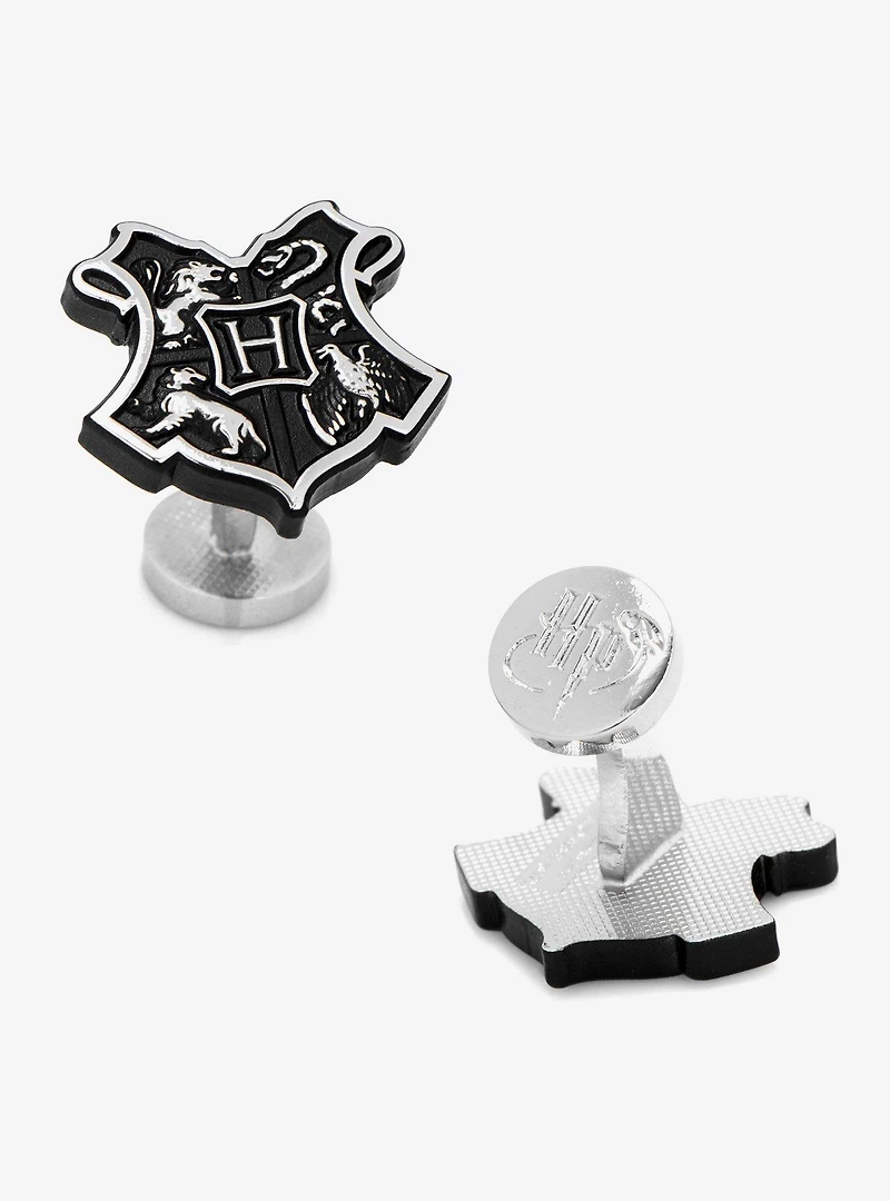 Harry Potter Hogwarts Crest 3D Cufflinks