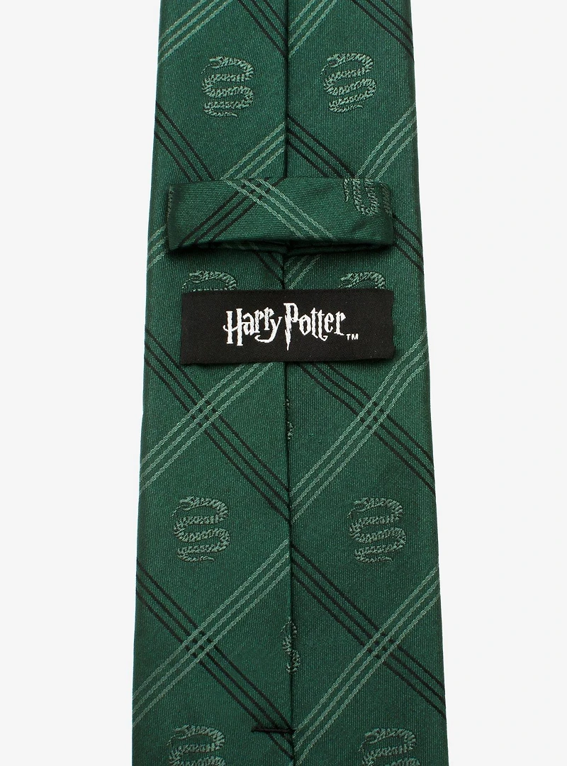 Harry Potter Slytherin Plaid Tie
